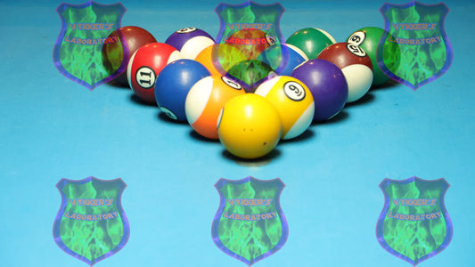 Racked Billiard Balls